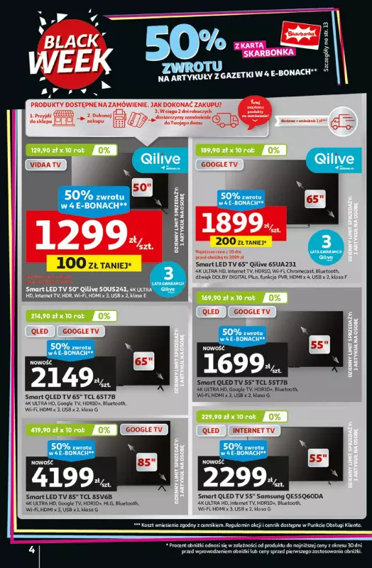 Auchan - gazetka promocyjna Gazetka Pewność Niskich Cen Hipermarket Auchan  do środy 04.12 - strona 4