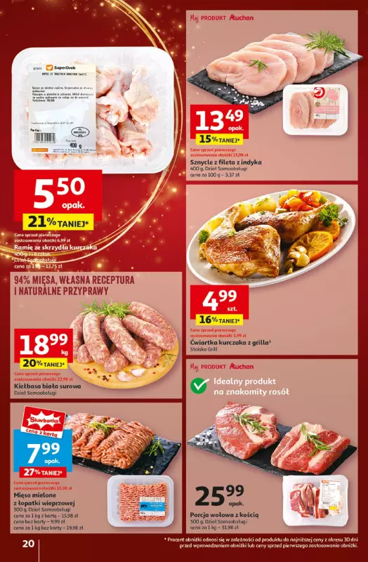 Auchan - gazetka promocyjna Gazetka Pewność Niskich Cen Hipermarket Auchan  do środy 04.12 - strona 22