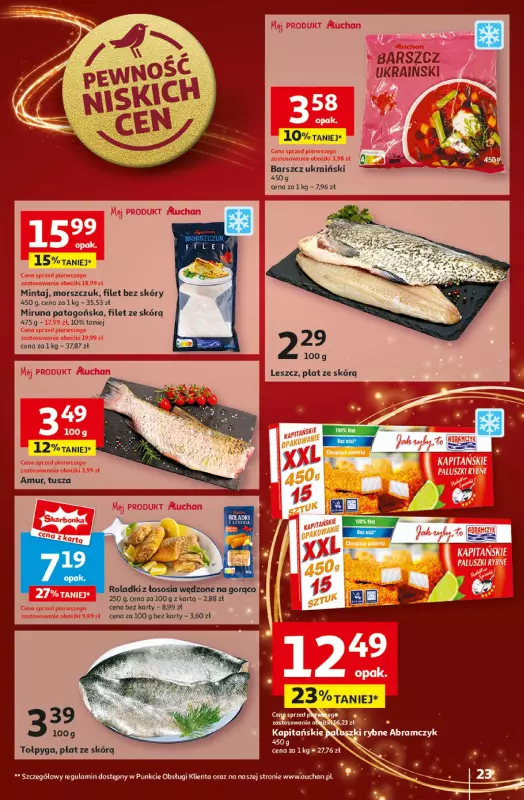 Auchan - gazetka promocyjna Gazetka Pewność Niskich Cen Hipermarket Auchan  do środy 04.12 - strona 25