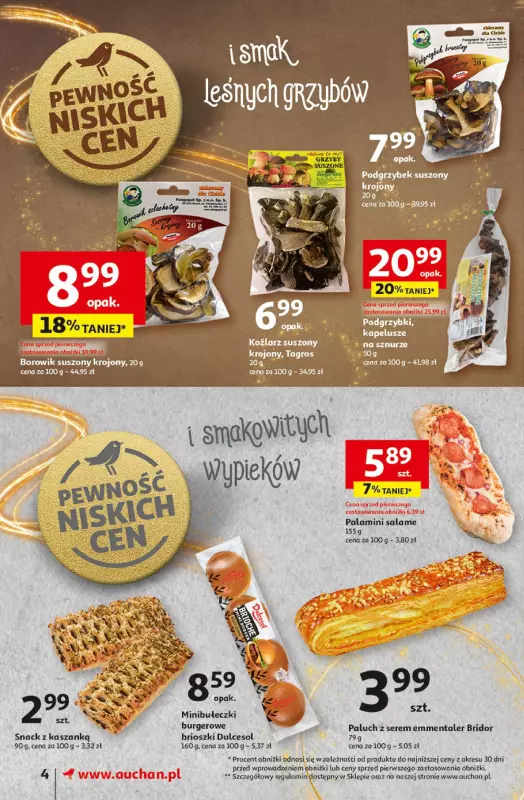 Auchan - gazetka promocyjna Gazetka Pewność Niskich Cen Supermarket Auchan  do środy 04.12 - strona 6