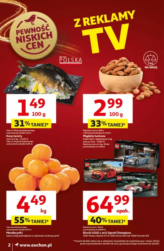 Auchan - gazetka promocyjna Gazetka Pewność Niskich Cen Moje Auchan  do środy 04.12 - strona 2