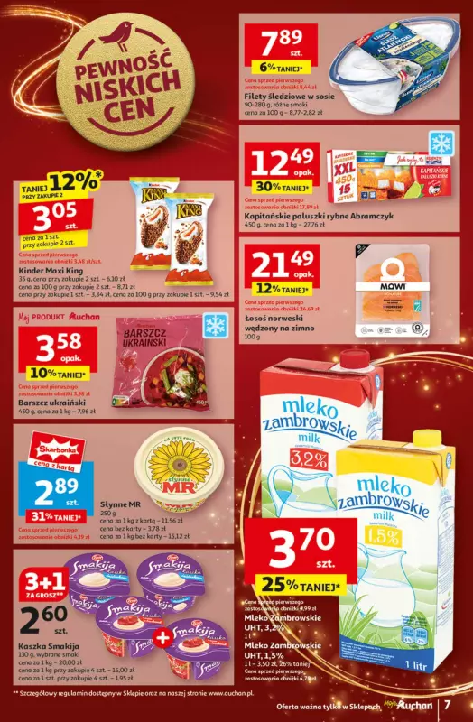 Auchan - gazetka promocyjna Gazetka Pewność Niskich Cen Moje Auchan  do środy 04.12 - strona 9