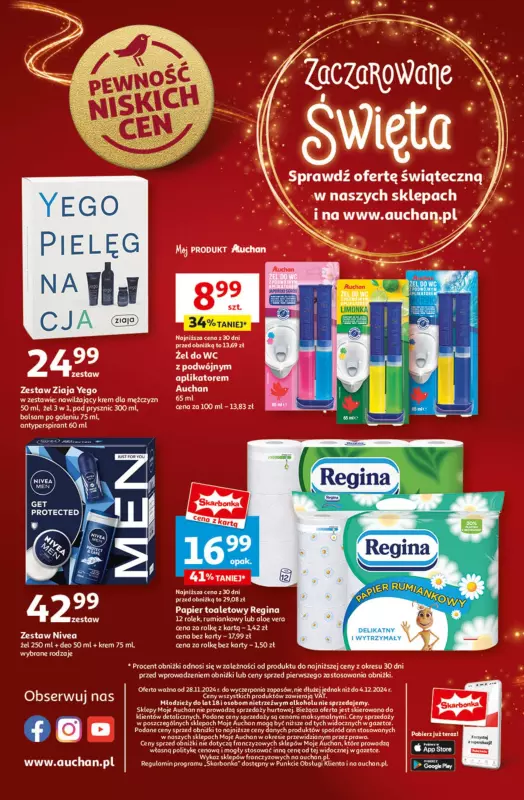 Auchan - gazetka promocyjna Gazetka Pewność Niskich Cen Moje Auchan  do środy 04.12 - strona 10