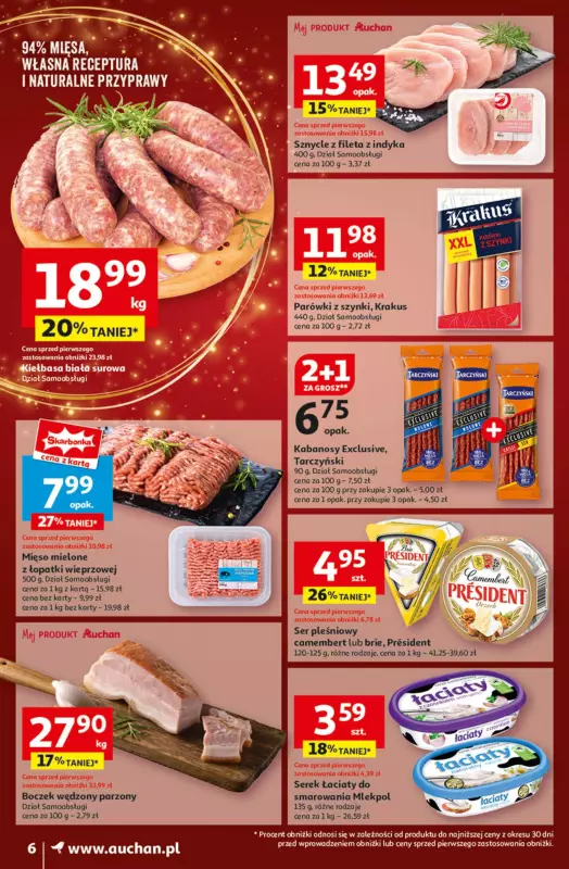 Auchan - gazetka promocyjna Gazetka Pewność Niskich Cen Moje Auchan  do środy 04.12 - strona 8