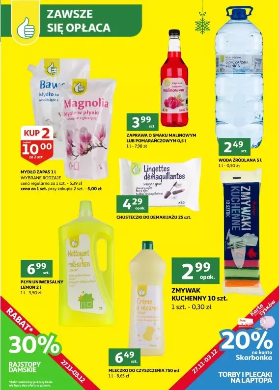 Auchan - gazetka promocyjna Gazetka Racibórz od środy 27.11 do wtorku 03.12 - strona 18