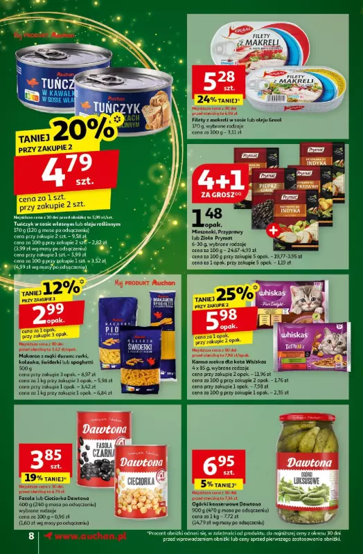 Auchan - gazetka promocyjna Gazetka Pewność Niskich Cen Supermarket Auchan  do środy 11.12 - strona 10