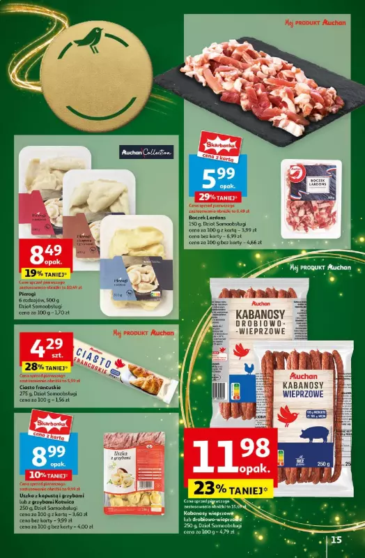 Auchan - gazetka promocyjna Gazetka Pewność Niskich Cen Hipermarket Auchan od czwartku 05.12 do środy 11.12 - strona 17