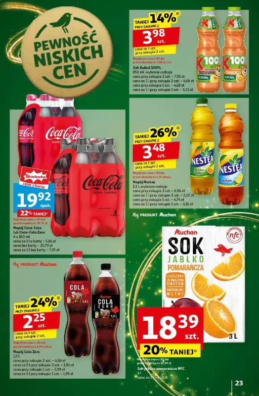 Auchan - gazetka promocyjna Gazetka Pewność Niskich Cen Hipermarket Auchan od czwartku 05.12 do środy 11.12 - strona 25