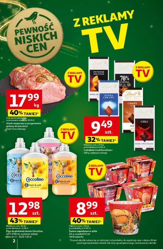 Auchan - gazetka promocyjna Gazetka Pewność Niskich Cen Hipermarket Auchan od czwartku 05.12 do środy 11.12 - strona 2