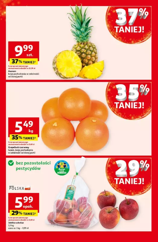 Auchan - gazetka promocyjna Gazetka Pewność Niskich Cen Hipermarket Auchan  do środy 11.12 - strona 9