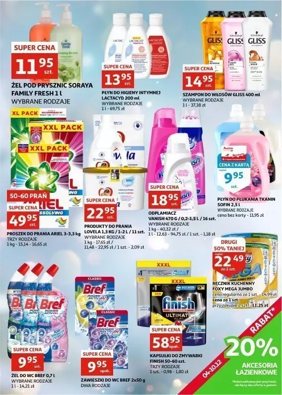 Auchan - gazetka promocyjna Gazetka Racibórz od środy 04.12 do wtorku 10.12 - strona 22