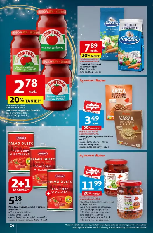 Auchan - gazetka promocyjna Gazetka Pewność Niskich Cen Hipermarket Auchan  do środy 18.12 - strona 26