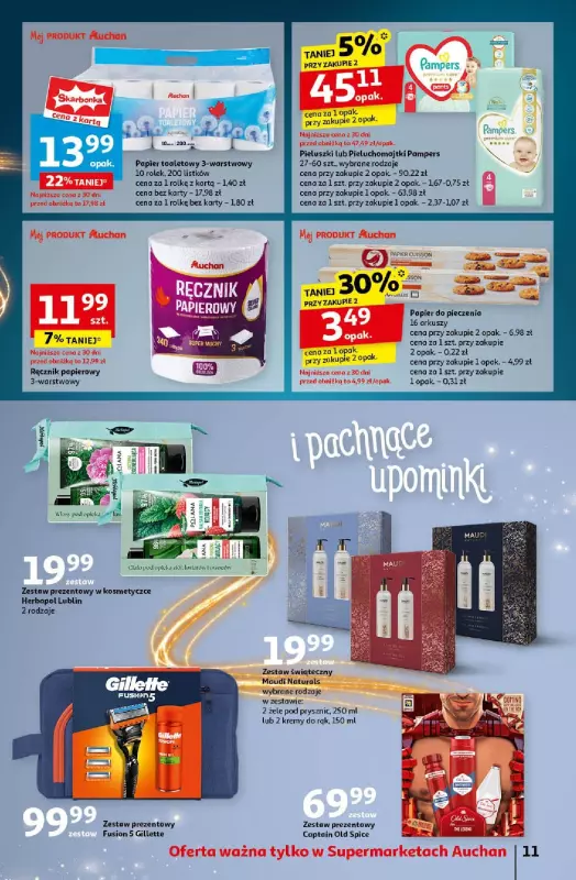 Auchan - gazetka promocyjna Gazetka Pewność Niskich Cen Supermarket Auchan  do środy 18.12 - strona 13