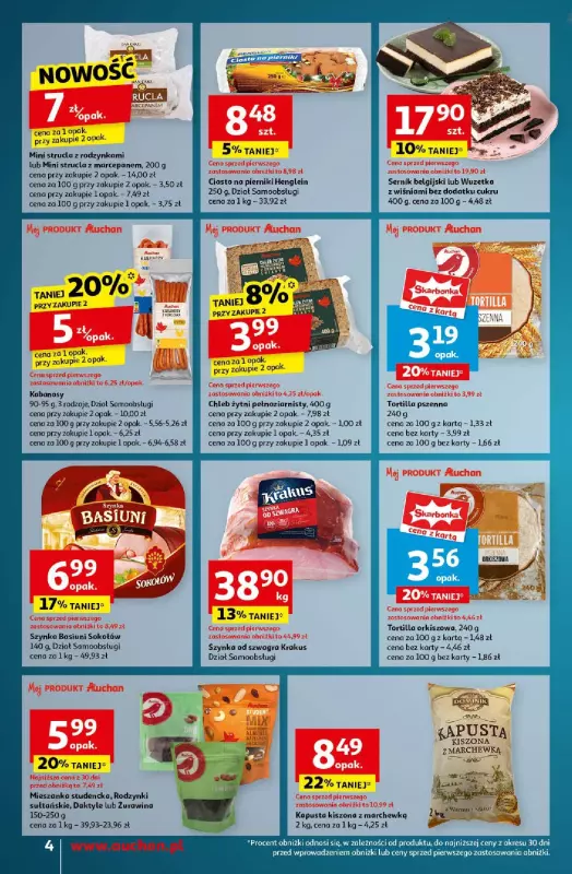 Auchan - gazetka promocyjna Gazetka Pewność Niskich Cen Moje Auchan  do środy 18.12 - strona 6