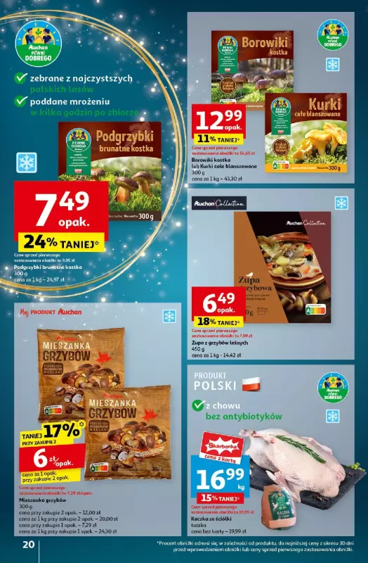 Auchan - gazetka promocyjna Gazetka Pewność Niskich Cen Hipermarket Auchan  do środy 18.12 - strona 22