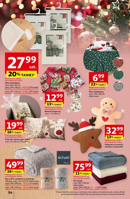 Auchan - gazetka promocyjna Gazetka Pewność Niskich Cen Hipermarket Auchan  do środy 18.12 - strona 62