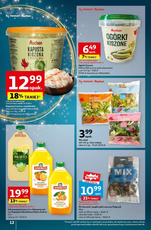 Auchan - gazetka promocyjna Gazetka Pewność Niskich Cen Hipermarket Auchan  do środy 18.12 - strona 14