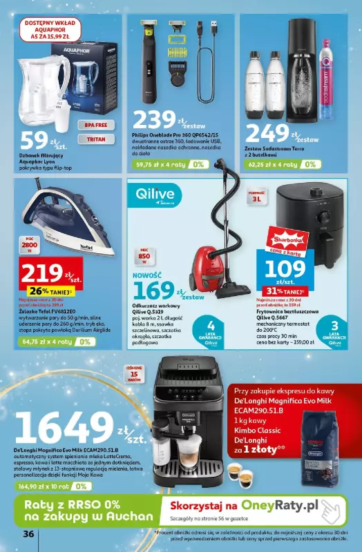 Auchan - gazetka promocyjna Gazetka Pewność Niskich Cen Hipermarket Auchan  do środy 18.12 - strona 44