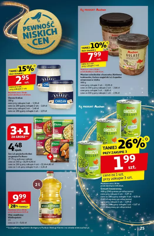 Auchan - gazetka promocyjna Gazetka Pewność Niskich Cen Hipermarket Auchan  do środy 18.12 - strona 27