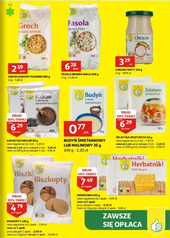 Auchan - gazetka promocyjna Zielona Góra I Twój świąteczny stół w najlepszym wydaniu od środy 18.12 do wtorku 24.12 - strona 19