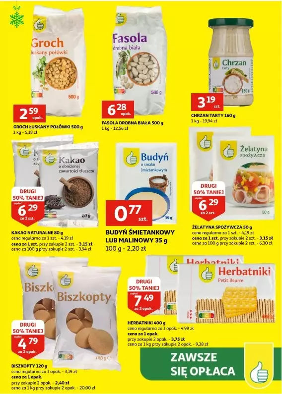 Auchan - gazetka promocyjna Racibórz I Twój świąteczny stół w najlepszym wydaniu od środy 18.12 do wtorku 24.12 - strona 19