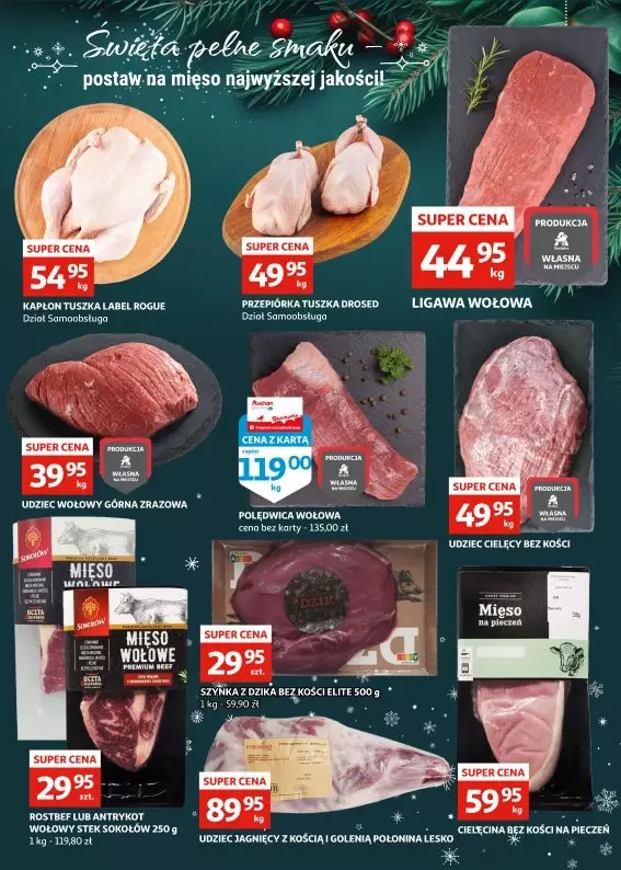 Auchan - gazetka promocyjna Racibórz I Twój świąteczny stół w najlepszym wydaniu od środy 18.12 do wtorku 24.12 - strona 5