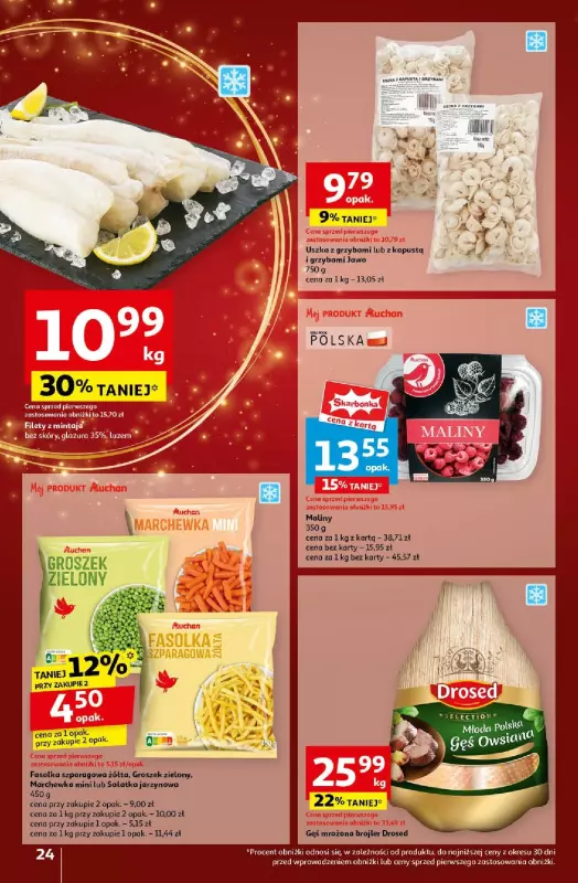 Auchan - gazetka promocyjna Gazetka Pewność Niskich Cen Hipermarket Auchan od czwartku 19.12 do wtorku 24.12 - strona 26