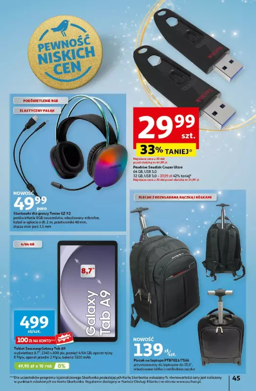 Auchan - gazetka promocyjna Gazetka Pewność Niskich Cen Hipermarket Auchan  do wtorku 24.12 - strona 53