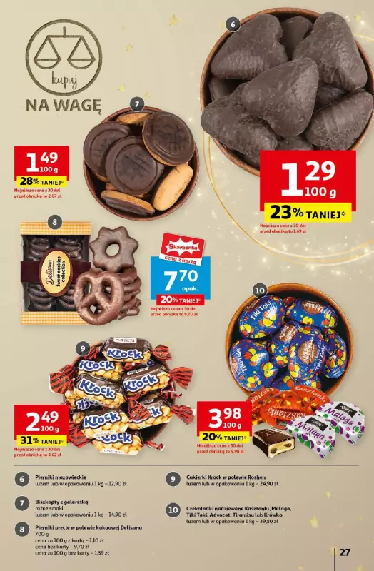 Auchan - gazetka promocyjna Gazetka Pewność Niskich Cen Hipermarket Auchan od czwartku 19.12 do wtorku 24.12 - strona 29