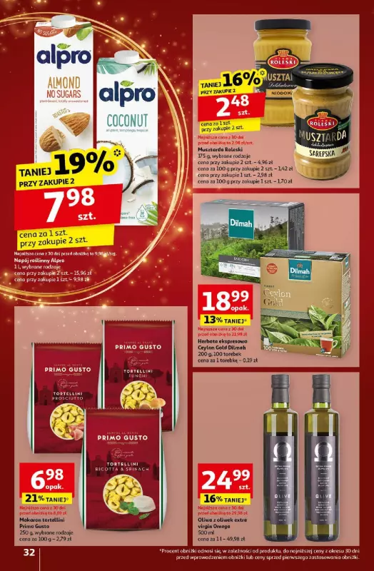 Auchan - gazetka promocyjna Gazetka Pewność Niskich Cen Hipermarket Auchan od czwartku 19.12 do wtorku 24.12 - strona 34