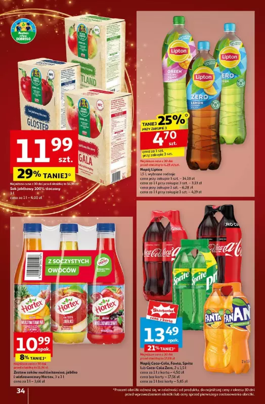 Auchan - gazetka promocyjna Gazetka Pewność Niskich Cen Hipermarket Auchan od czwartku 19.12 do wtorku 24.12 - strona 36