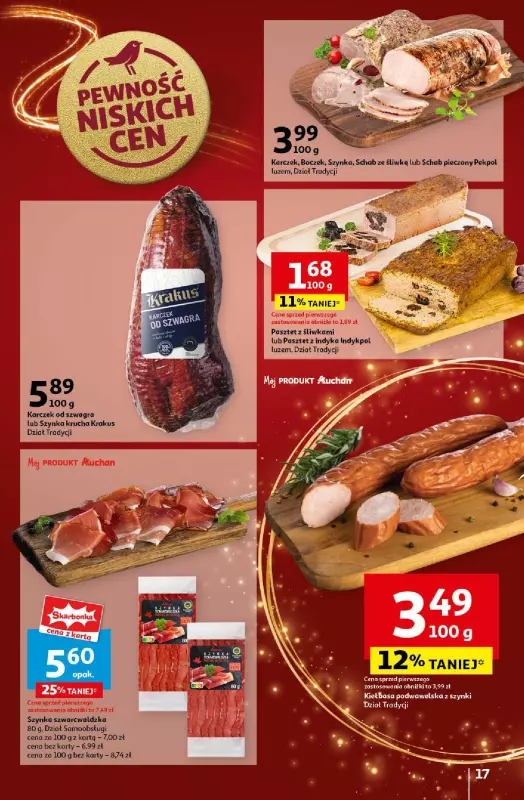 Auchan - gazetka promocyjna Gazetka Pewność Niskich Cen Hipermarket Auchan  do wtorku 24.12 - strona 19