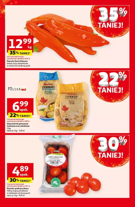 Auchan - gazetka promocyjna Gazetka Pewność Niskich Cen Hipermarket Auchan  do wtorku 24.12 - strona 9