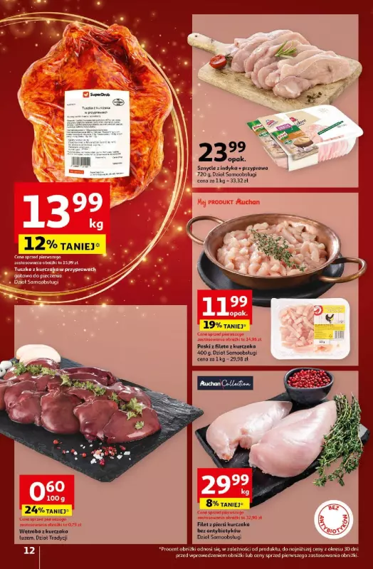 Auchan - gazetka promocyjna Gazetka Pewność Niskich Cen Hipermarket Auchan  do wtorku 24.12 - strona 14