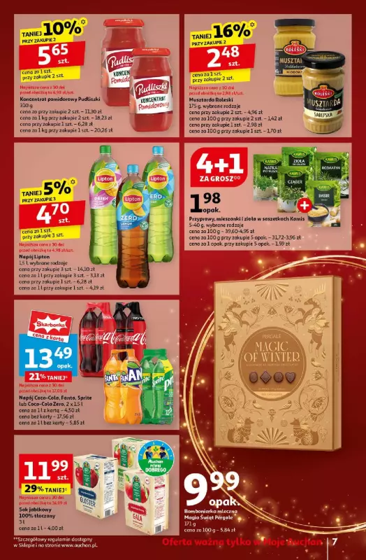 Auchan - gazetka promocyjna Gazetka Pewność Niskich Cen Moje Auchan od czwartku 19.12 do wtorku 24.12 - strona 9