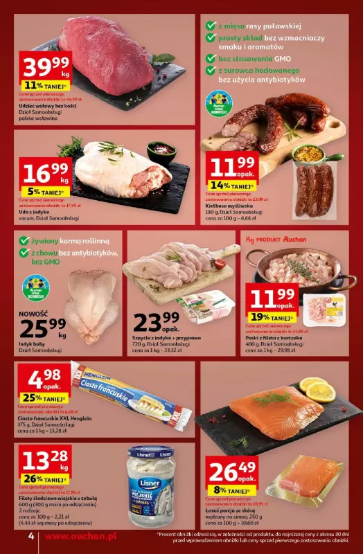 Auchan - gazetka promocyjna Gazetka Pewność Niskich Cen Moje Auchan od czwartku 19.12 do wtorku 24.12 - strona 6