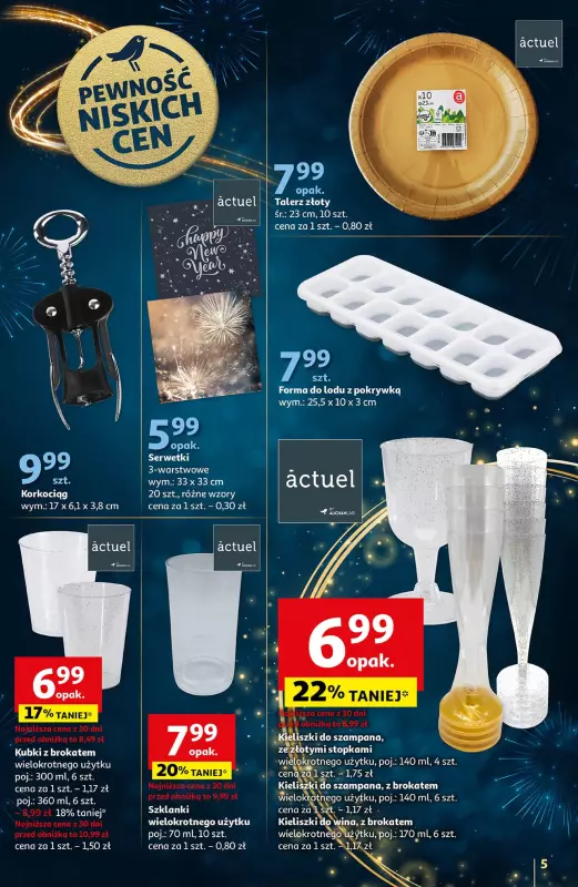 Auchan - gazetka promocyjna Gazetka Moc okazji na Nowy Rok 2025 od piątku 27.12 do wtorku 31.12 - strona 5