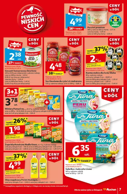 Auchan - gazetka promocyjna Gazetka CENY W DÓŁ Moje Auchan  do środy 08.01 - strona 9