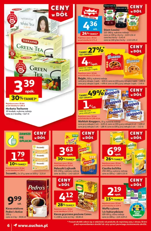 Auchan - gazetka promocyjna Gazetka CENY W DÓŁ Moje Auchan  do środy 08.01 - strona 8