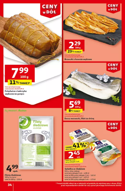 Auchan - gazetka promocyjna Gazetka CENY W DÓŁ Hipermarket Auchan  do środy 08.01 - strona 36