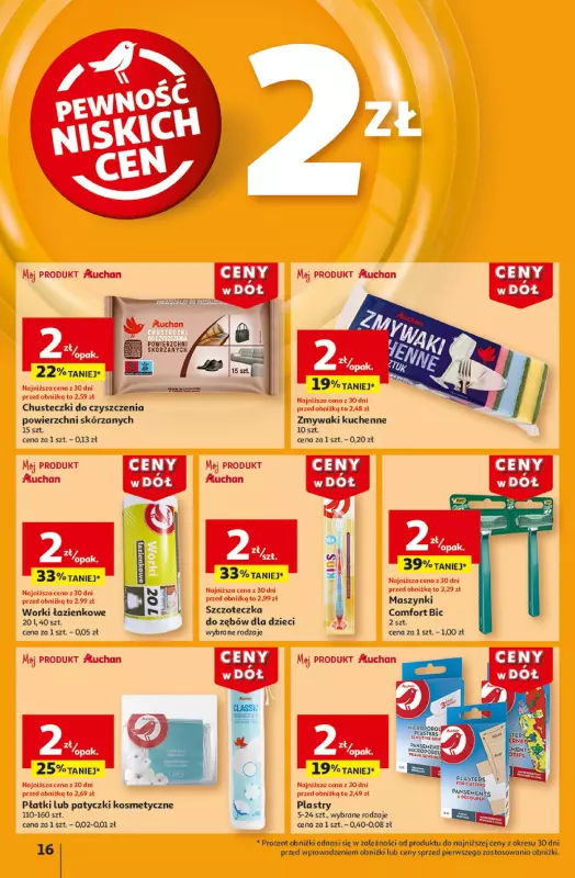 Auchan - gazetka promocyjna Gazetka CENY W DÓŁ Hipermarket Auchan  do środy 08.01 - strona 18