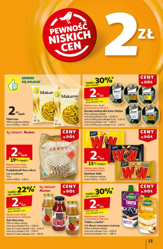 Auchan - gazetka promocyjna Gazetka CENY W DÓŁ Hipermarket Auchan  do środy 08.01 - strona 17