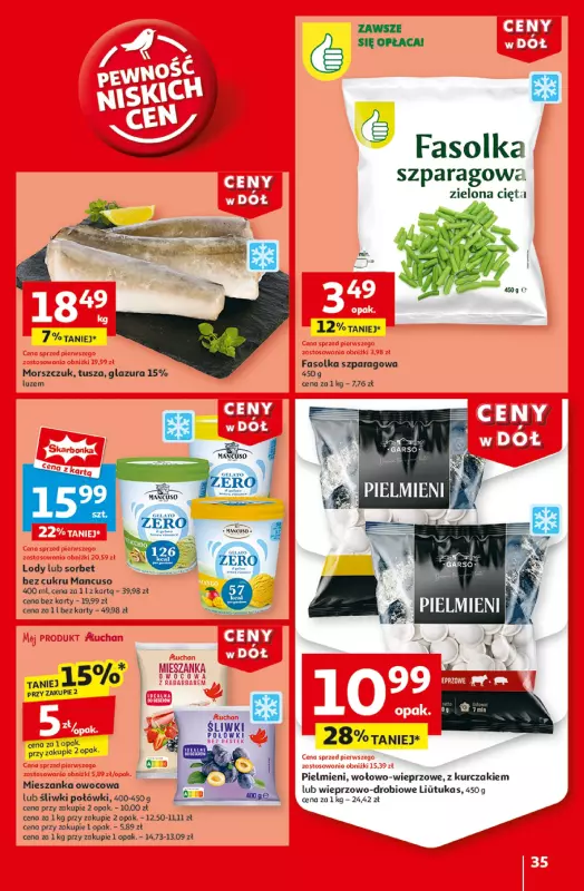 Auchan - gazetka promocyjna Gazetka CENY W DÓŁ Hipermarket Auchan  do środy 08.01 - strona 37