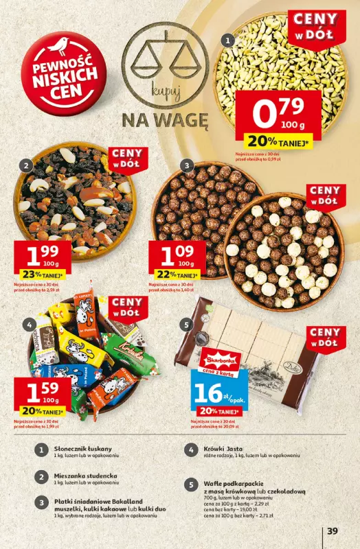 Auchan - gazetka promocyjna Gazetka CENY W DÓŁ Hipermarket Auchan  do środy 08.01 - strona 41