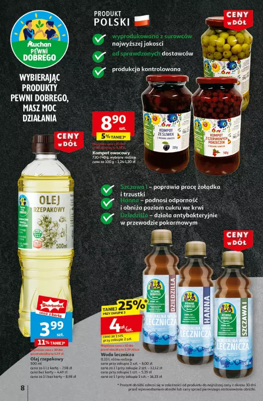 Auchan - gazetka promocyjna Gazetka CENY W DÓŁ Hipermarket Auchan  do środy 08.01 - strona 10