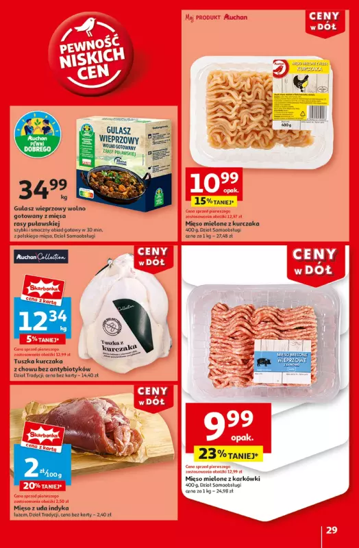 Auchan - gazetka promocyjna Gazetka CENY W DÓŁ Hipermarket Auchan  do środy 08.01 - strona 31