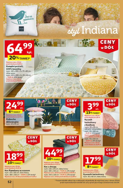 Auchan - gazetka promocyjna Gazetka CENY W DÓŁ Hipermarket Auchan  do środy 08.01 - strona 60