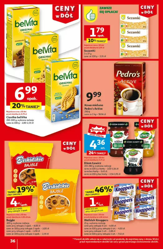 Auchan - gazetka promocyjna Gazetka CENY W DÓŁ Hipermarket Auchan  do środy 08.01 - strona 38