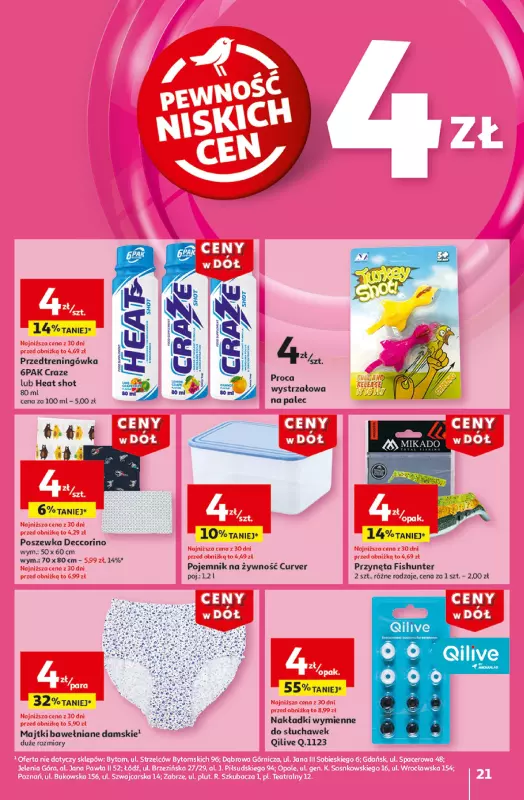 Auchan - gazetka promocyjna Gazetka CENY W DÓŁ Hipermarket Auchan  do środy 08.01 - strona 23