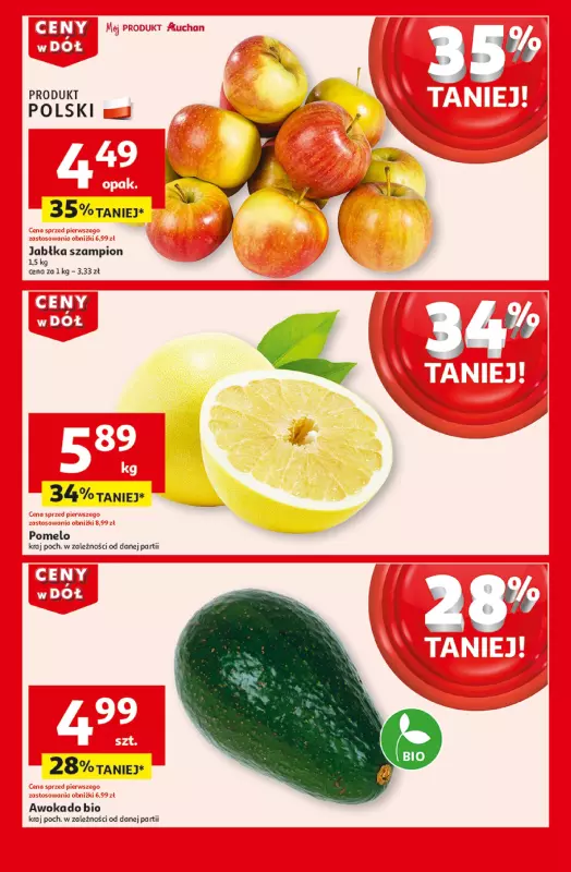 Auchan - gazetka promocyjna Gazetka CENY W DÓŁ Hipermarket Auchan  do środy 08.01 - strona 9